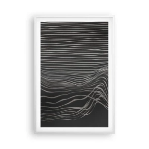 Plakat w białej ramie - Rytm i akcent - 61x91 cm