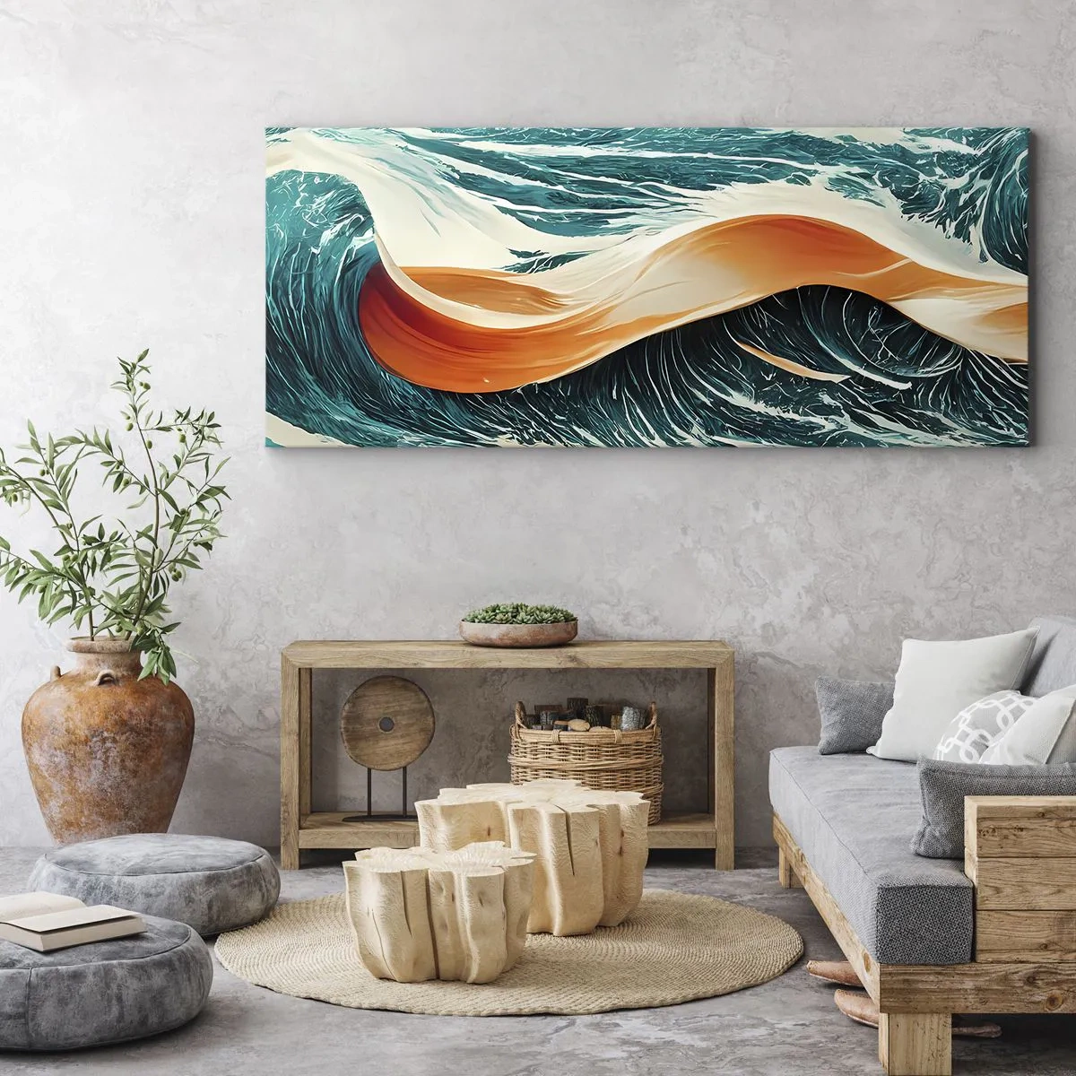 Obraz na płótnie - Sen surfera - 100x40 cm