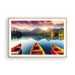 Plakat w ramie jasny dąb - Nic przeciw naturze - 91x61 cm