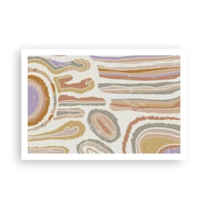 Plakat - Barwne przekroje - 91x61 cm