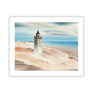 Plakat - Zawsze wpatrzona w morze - 50x40 cm