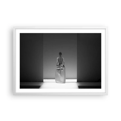 Plakat w białej ramie - Wyrafinowana prostota - 70x50 cm