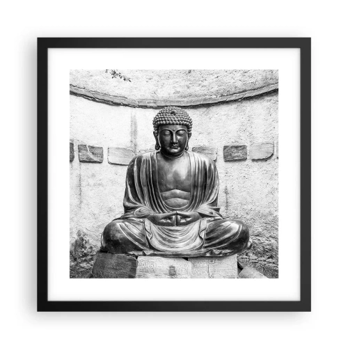 Plakat w czarnej ramie - U źródeł spokoju - 40x40 cm