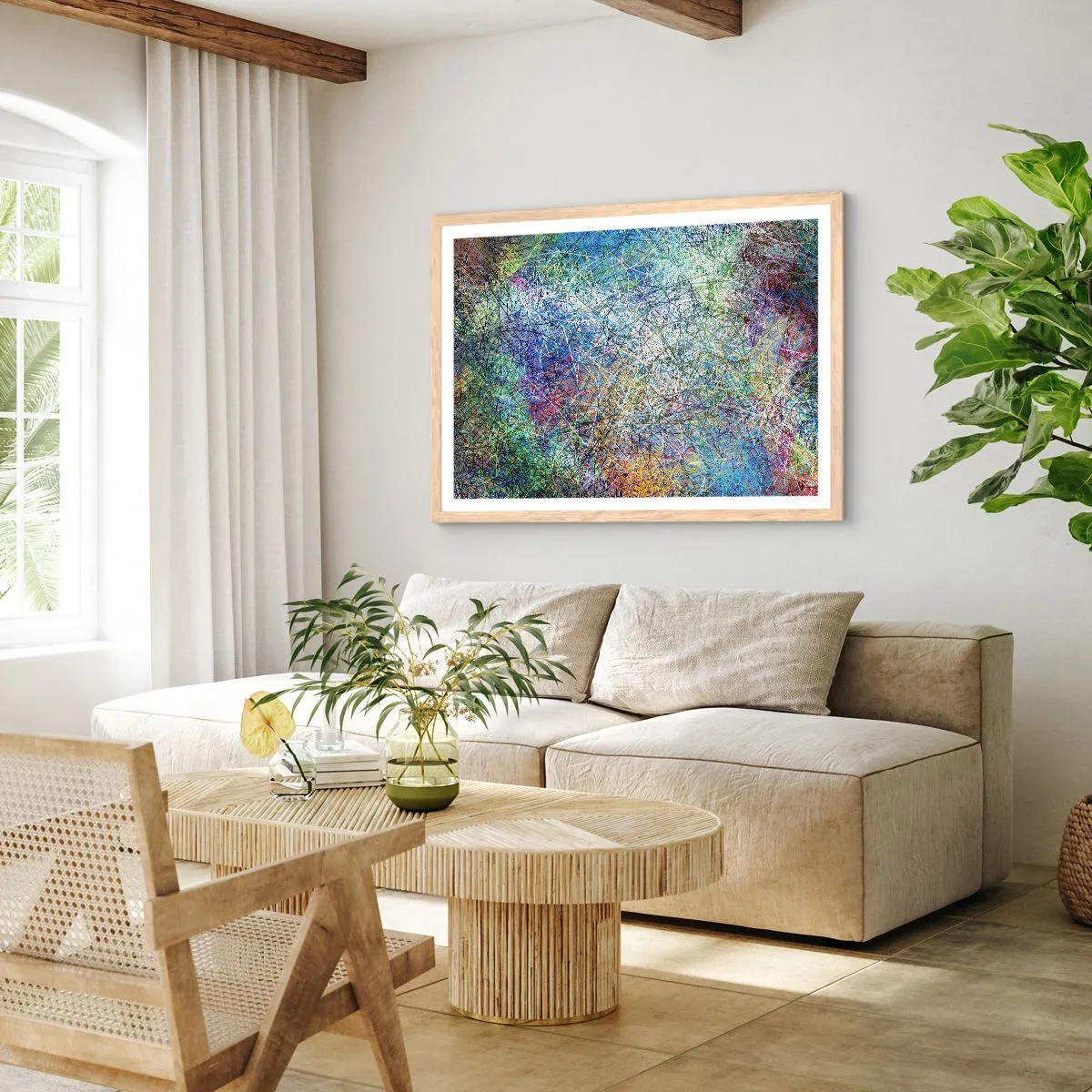 Plakat w ramie jasny dąb - To nie takie proste - 100x70 cm
