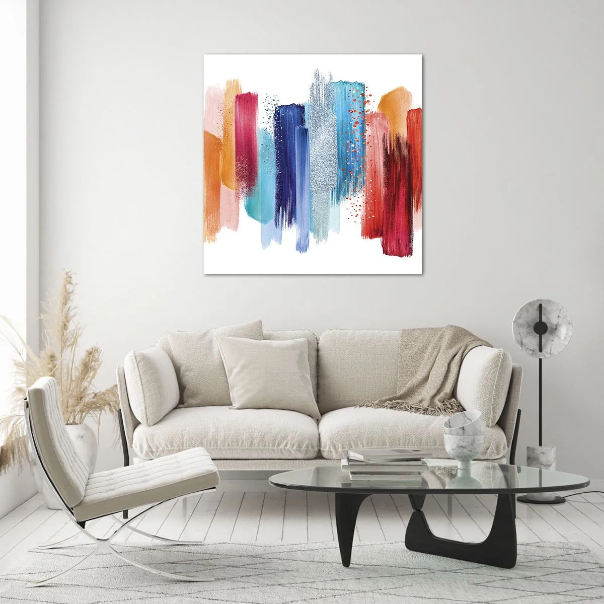 Obraz na szkle - W górę i w dół  - 60x60 cm