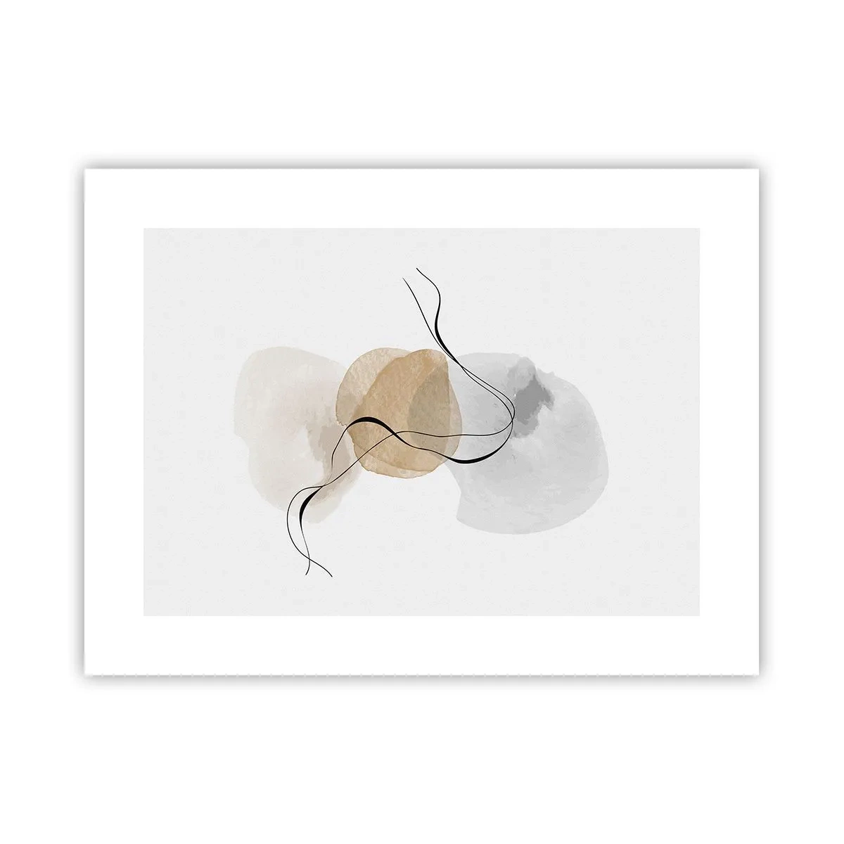Plakat - Powietrzne paciorki - 40x30 cm