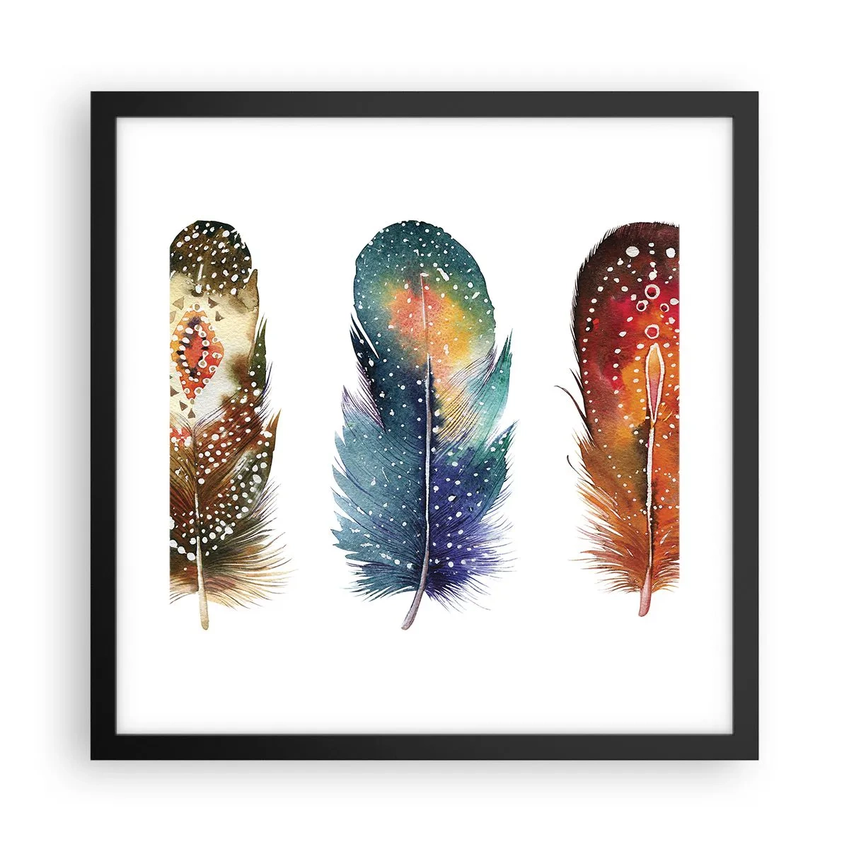 Plakat w czarnej ramie - Rytuały, obrzędy, tajemnice - 40x40 cm