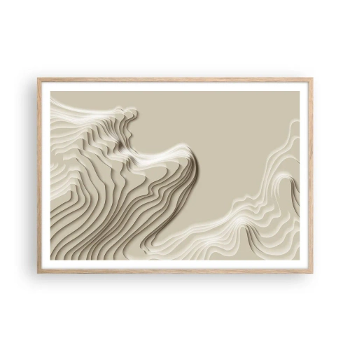Plakat w ramie jasny dąb - Topografia sztuki - 100x70 cm