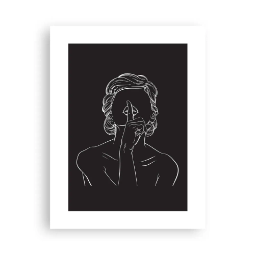Plakat - Piękno rozkwita w ciszy - 30x40 cm