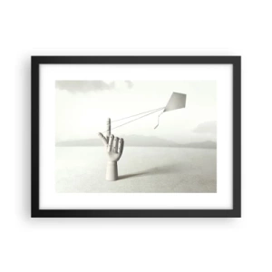 Plakat w czarnej ramie - Próba sił - 40x30 cm