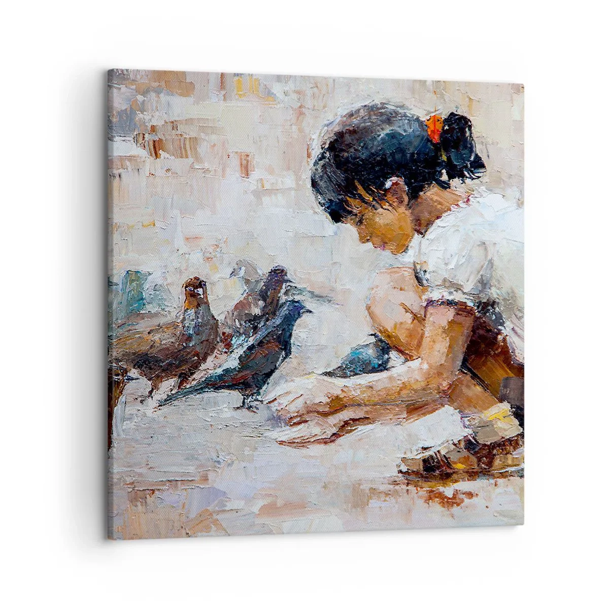 Obraz na płótnie - Maluczcy i najmilsi - 50x50 cm