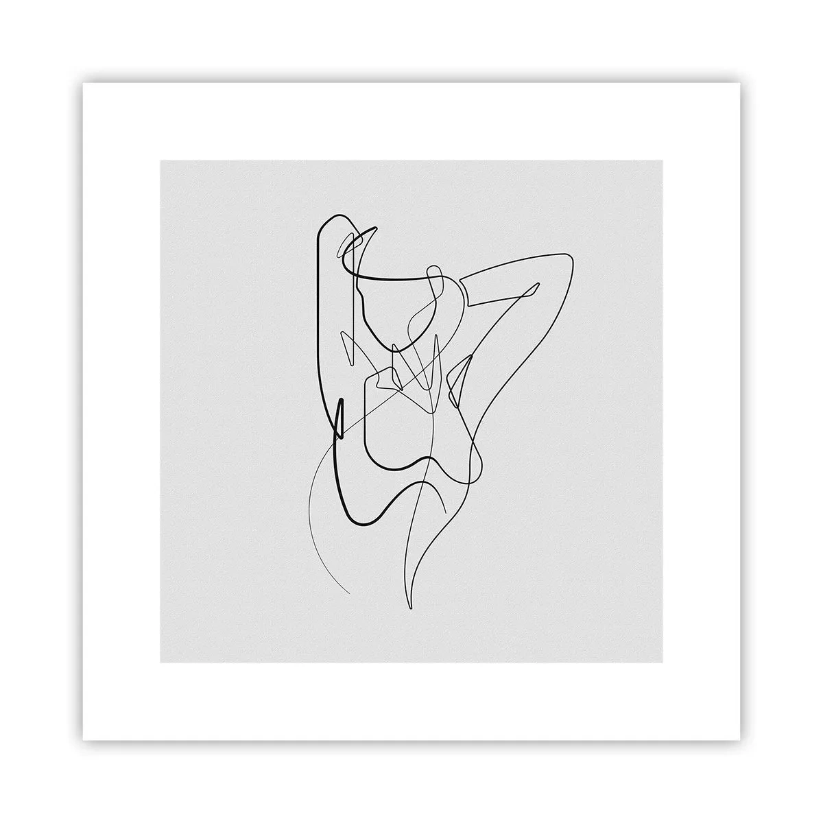 Plakat - Naprawdę, jaka jesteś... - 30x30 cm