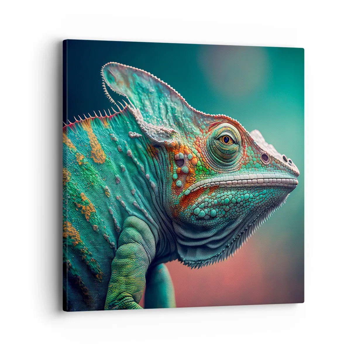 Obraz na płótnie - Widzisz mnie? Niedobrze… - 40x40 cm