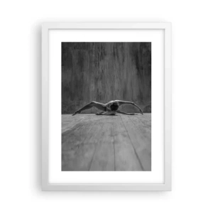 Plakat w białej ramie - Symetria odnaleziona - 30x40 cm