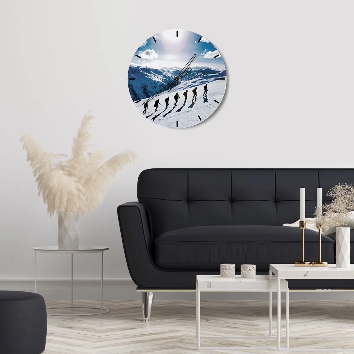 Zegar ścienny - Drużyna zdobywców - 30x30 cm