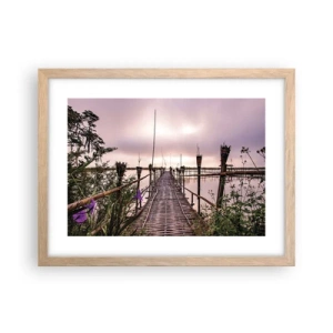 Plakat w ramie jasny dąb - Spokój i cisza Azji - 40x30 cm