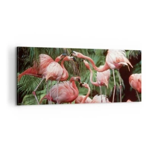 Obraz na płótnie - Popołudniowe ploteczki - 100x40 cm