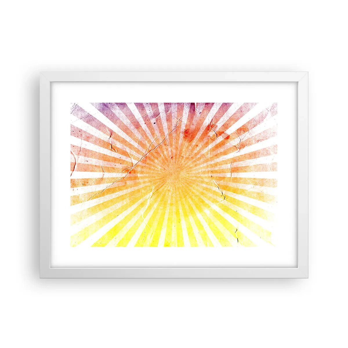 Plakat w białej ramie - Wschody i zachody - 40x30 cm