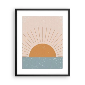 Plakat w czarnej ramie - Codzienny cud - 40x50 cm