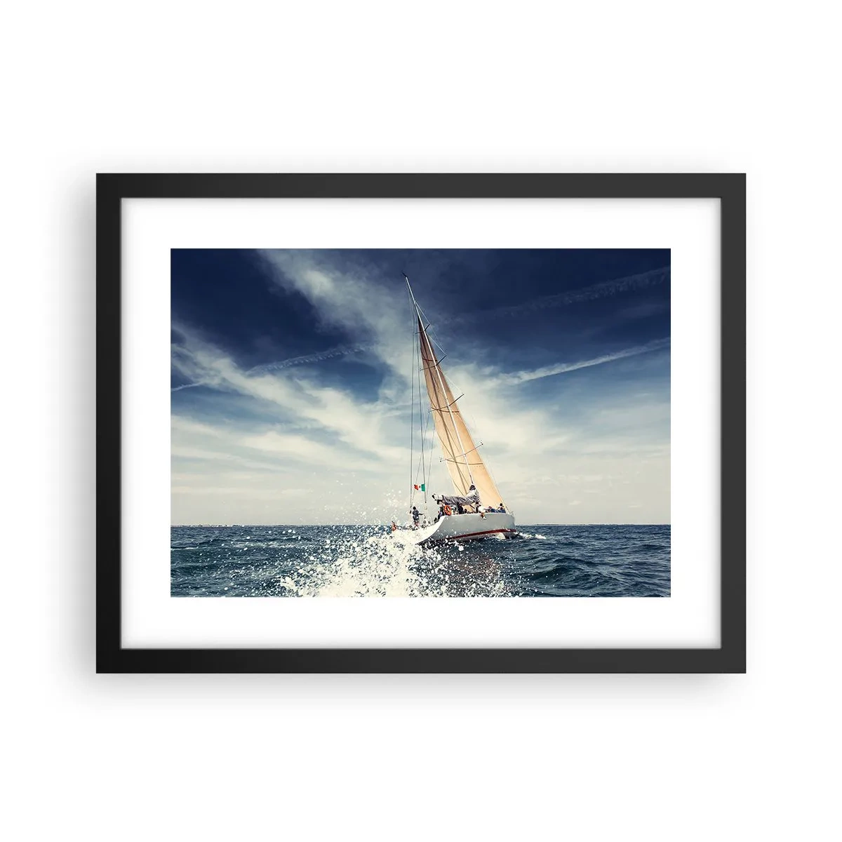 Plakat w czarnej ramie - Nas nie dogonią! - 40x30 cm