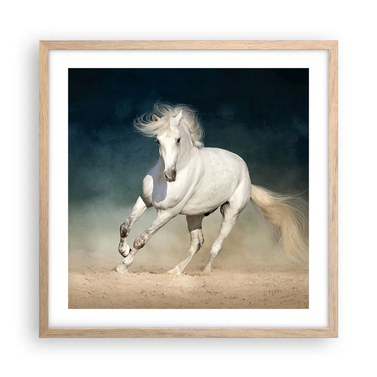Plakat w ramie jasny dąb - Wolność w stanie czystym - 50x50 cm