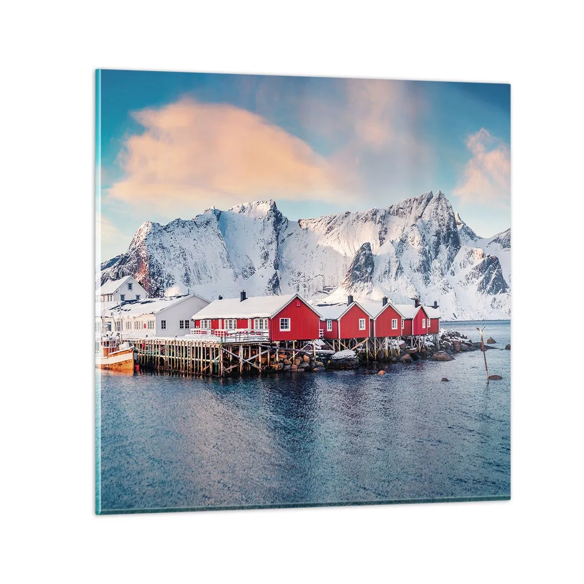 Obraz na szkle - Północne ustronie - 40x40 cm