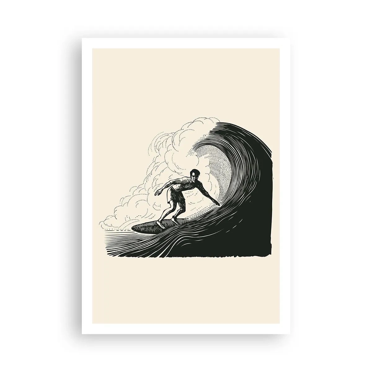 Plakat - Król fali - 70x100 cm