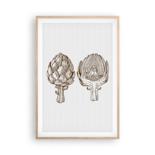 Plakat w ramie jasny dąb - Lekcja anatomii - 61x91 cm