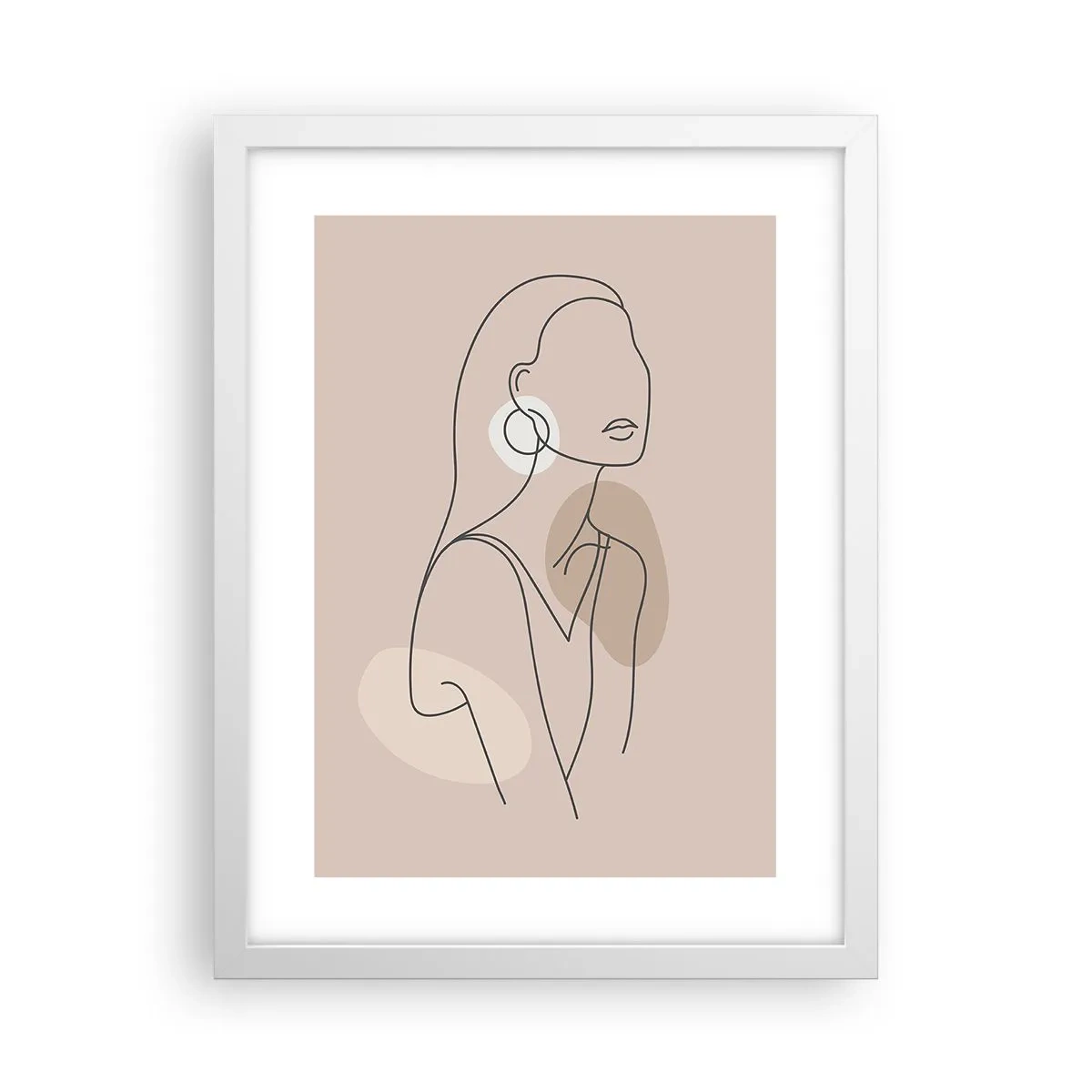 Plakat w białej ramie - Ikona dziewczęcości - 30x40 cm