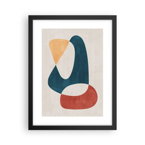 Plakat w czarnej ramie - Wpływy i metamorfozy - 30x40 cm