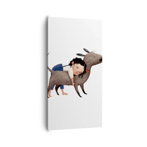 Obraz na płótnie - Najlepsi przyjaciele - 65x120 cm