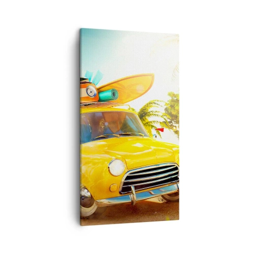 Obraz na płótnie - Podróż po niejeden uśmiech - 45x80 cm