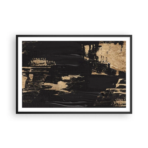 Plakat w czarnej ramie - Ślad dotyku - 91x61 cm