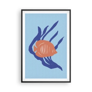 Plakat w czarnej ramie - Mieszkanka wód koralowych - 61x91 cm