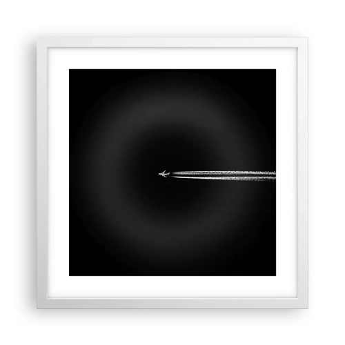 Plakat w białej ramie - W inny wymiar - 40x40 cm