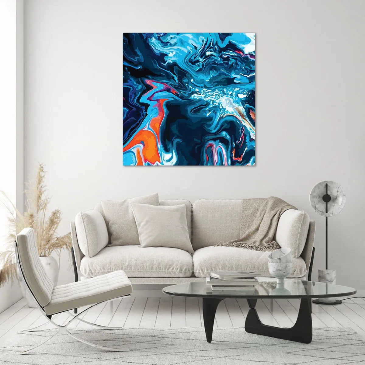 Obraz na szkle - Podróż do wnętrza nieba - 70x70 cm