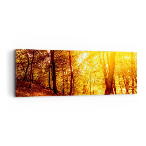 Obraz na płótnie - Ku złotej polanie - 90x30 cm