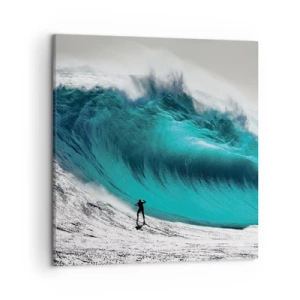 Obraz na płótnie - Wyzwanie przyjęte - 50x50 cm