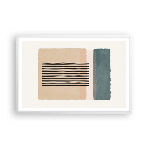 Plakat w białej ramie - Wszystko w porządku - 91x61 cm