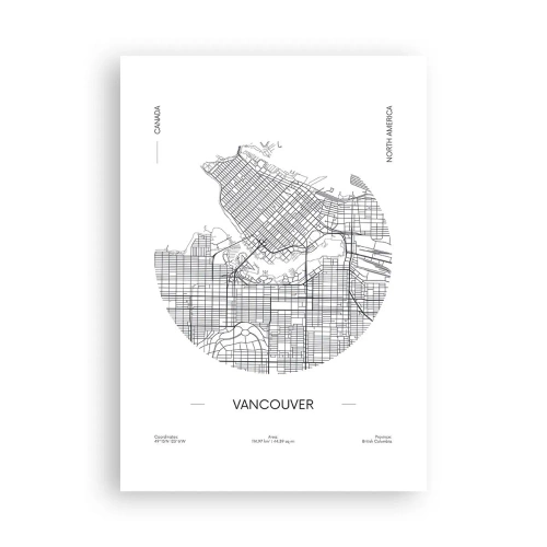 Plakat - Anatomia Vancouver - 70x100 cm