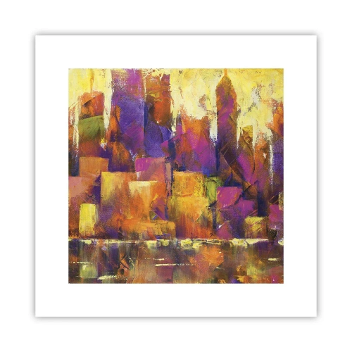 Plakat - Kompozycja metropolitalna - 30x30 cm