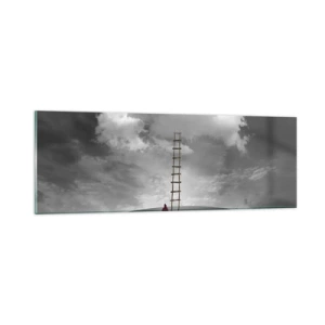 Obraz na szkle - Wszystko możliwe - 90x30 cm