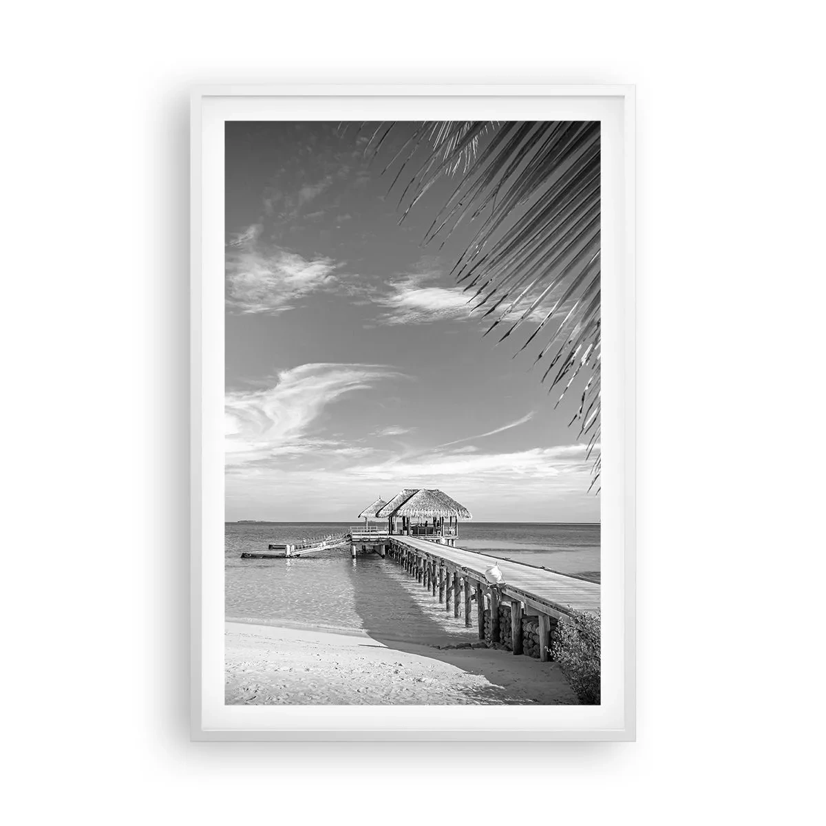 Plakat w białej ramie - Wspomnienie czy marzenie? - 61x91 cm