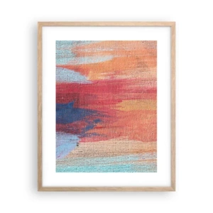 Plakat w ramie jasny dąb - Spłynąć tęczą - 40x50 cm