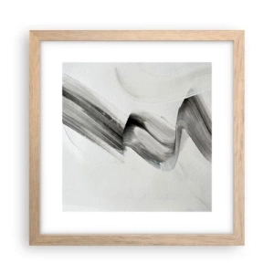 Plakat w ramie jasny dąb - Od niechcenia dla zabawy - 30x30 cm
