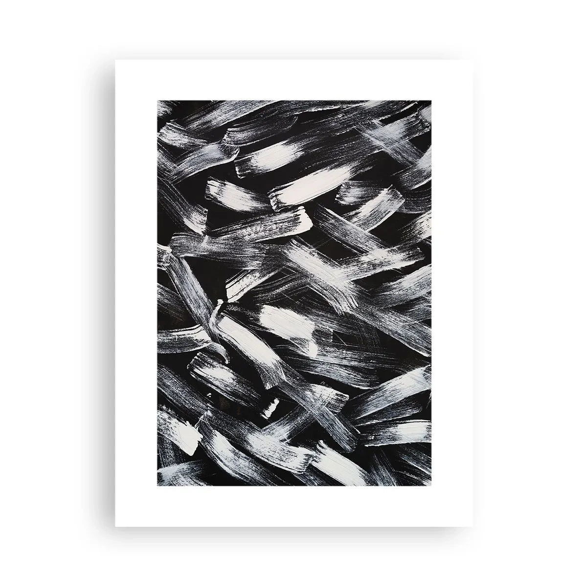 Plakat - Abstrakcja w duchu industrialnym - 30x40 cm