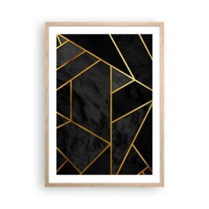 Plakat w ramie jasny dąb - Mrok i blask - 50x70 cm