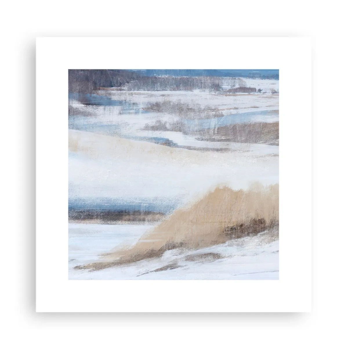 Plakat - Zimowa kompozycja - 30x30 cm