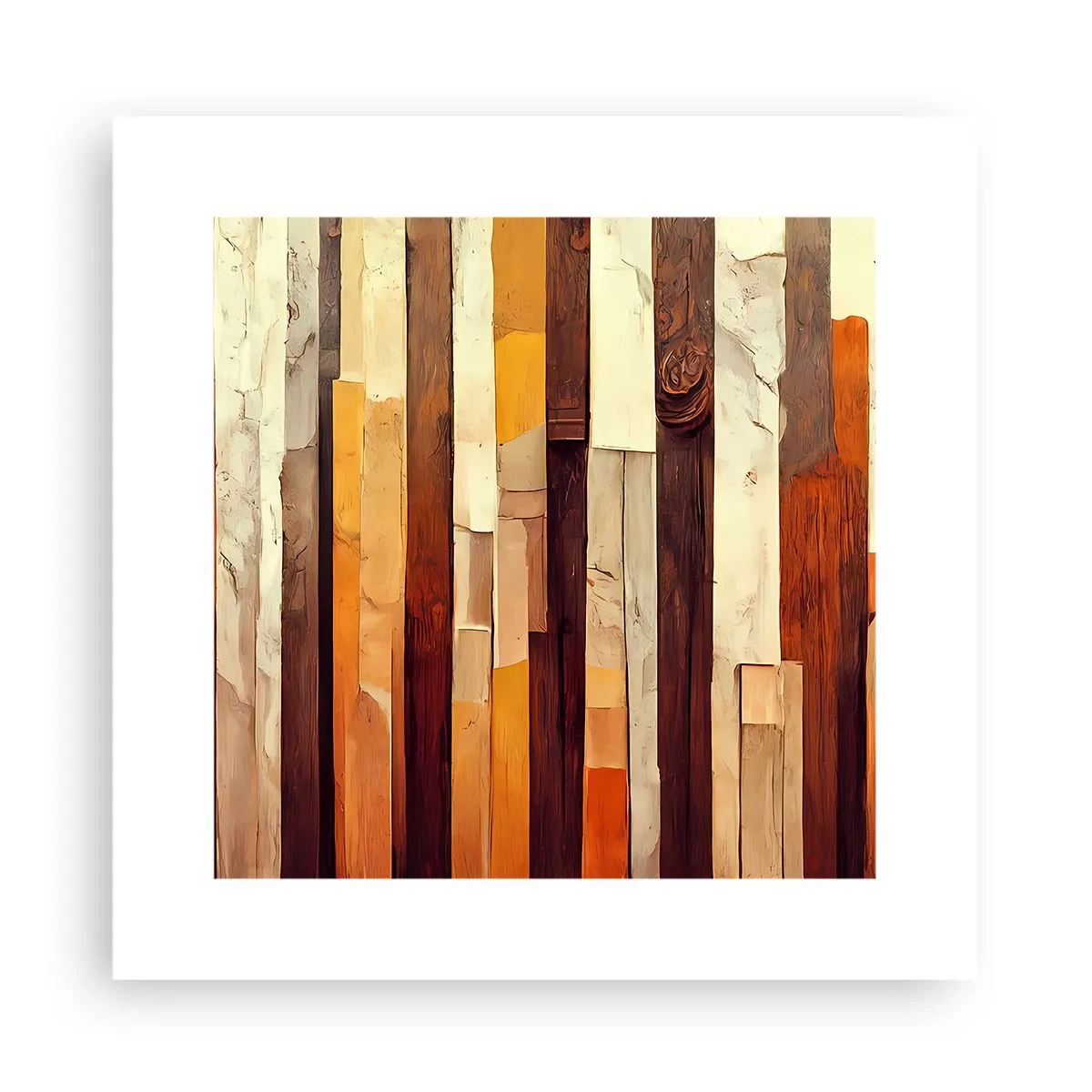 Plakat - Hymn leśnych drzew - 30x30 cm
