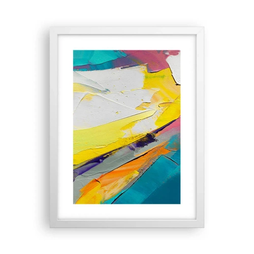 Plakat w białej ramie - Anatomia światła - 30x40 cm